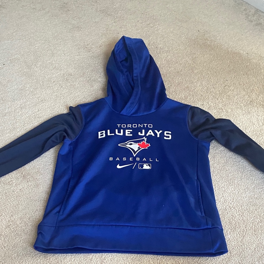 Authentic Collection Nike Blue Toronto Blue Jays Baseball Hoodie
